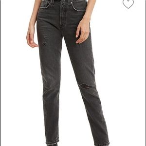 Levi’s 501 skinny jeans in light black waist 28.